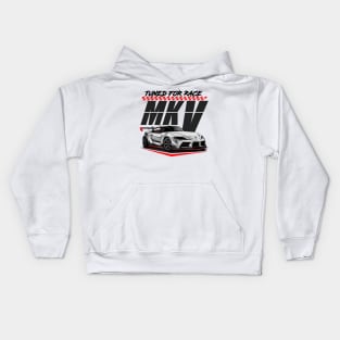 JDM-TOYOTA SUPRA MK5 - WHITE Kids Hoodie